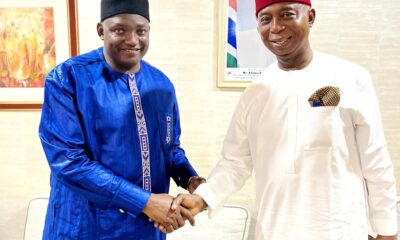 Senator Ned Nwoko Meets Presidents Of Liberia, Gambia