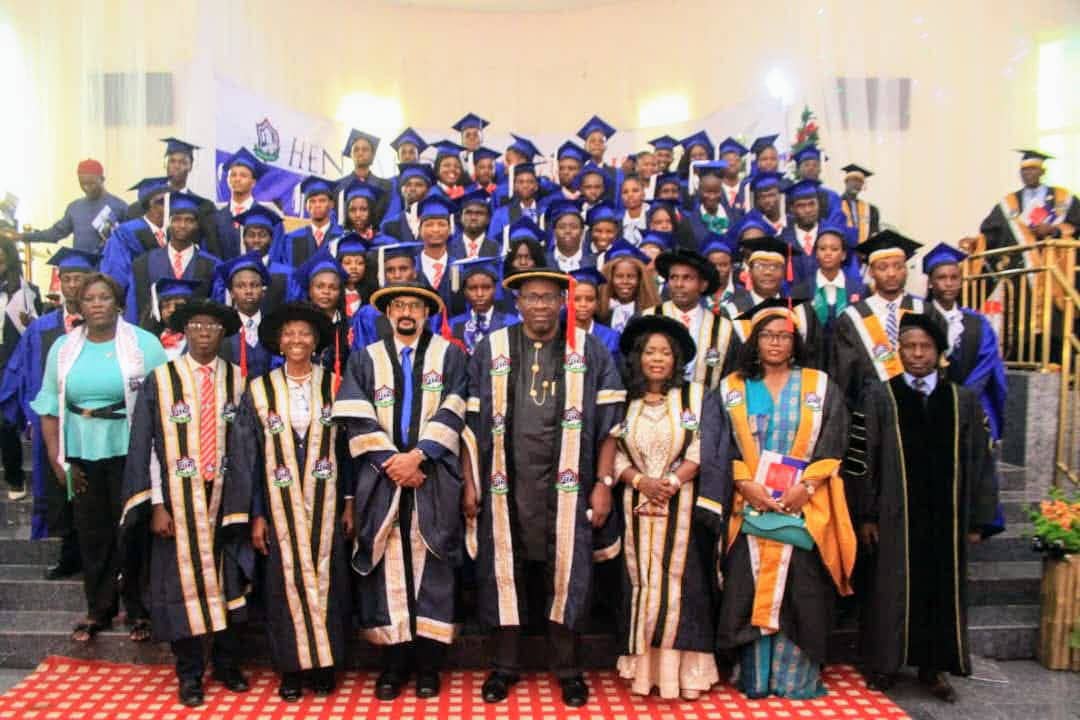 Hensard University Toru-Orua Holds 1st Matriculation, Induction Ceremony