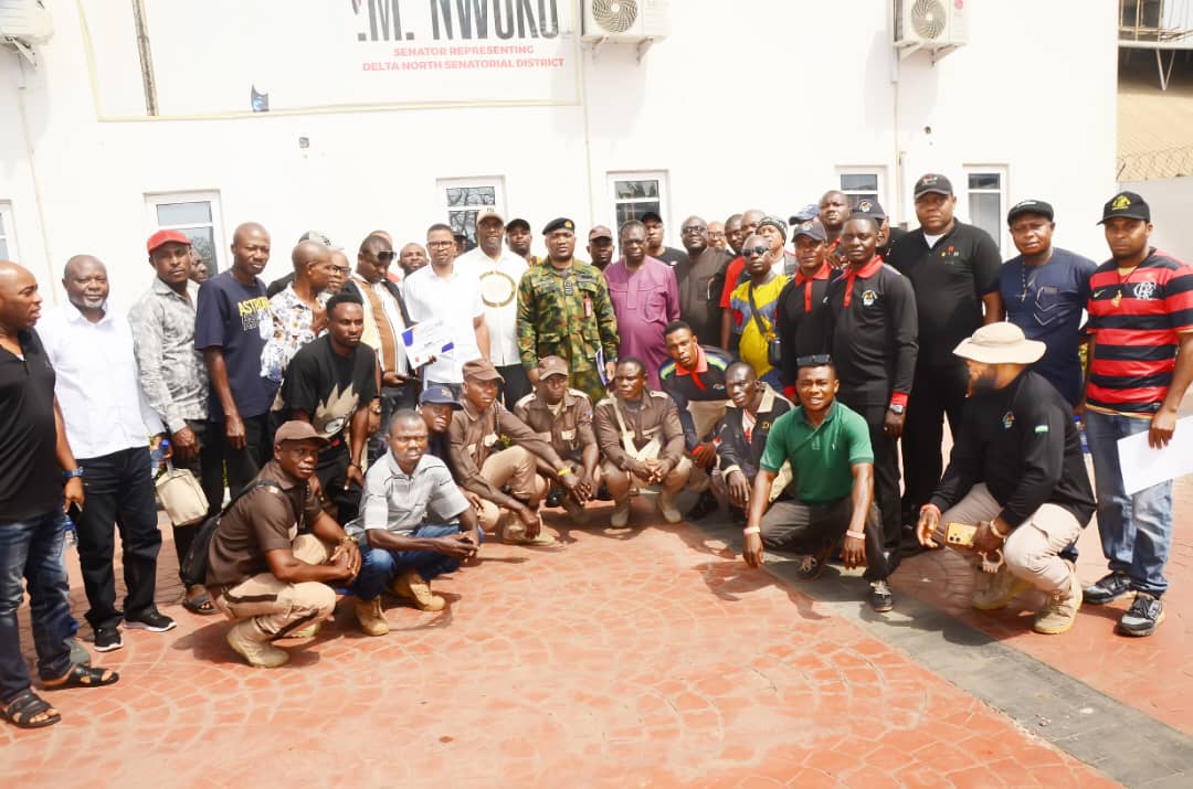 Ned Nwoko Hosts Training, Presents Communication Gadgets To Security Personnel In Delta North