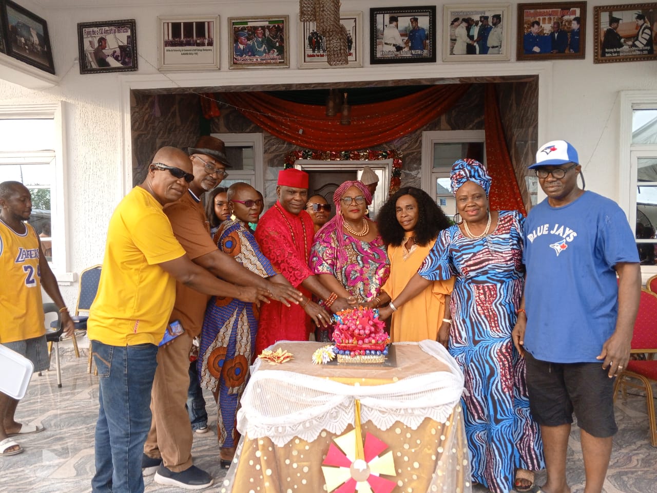 Ovie Of Umiaghwa-Abraka Kingdom, Wife Host Christmas Party For Children