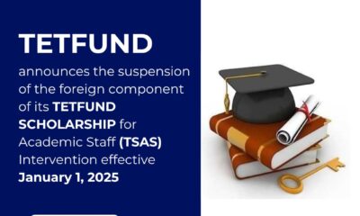 TETFund Suspends Foreign Scholarship For Academic Staff