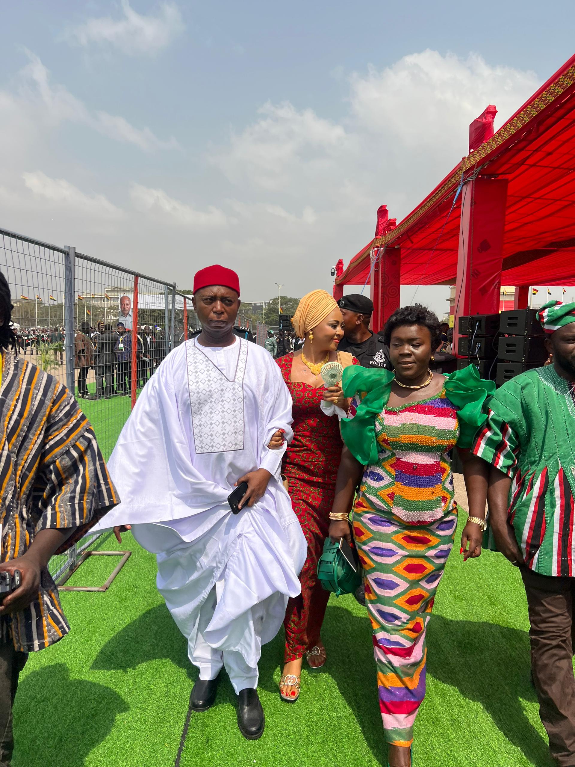 Senator Ned Nwoko Attends President Mahama’s Inauguration, Applauds Ghana’s Peaceful Transition (Photos)