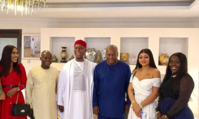 Senator Ned Nwoko, Wife, Grace Swearing-In Of Ghana's President