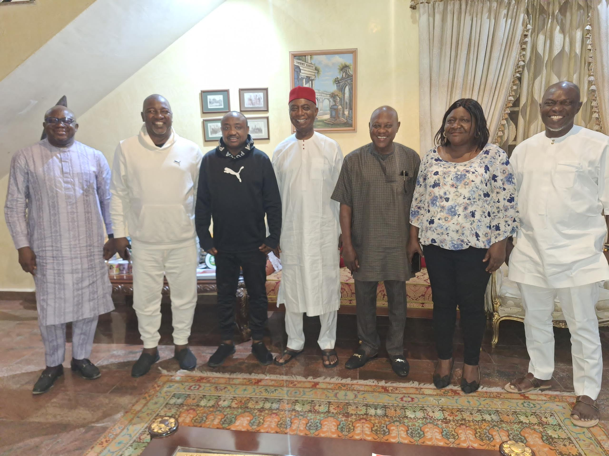 SPORTS: Footballers’ Welfare Tops Agenda As Senator Ned Nwoko Receives PFAN Delegation