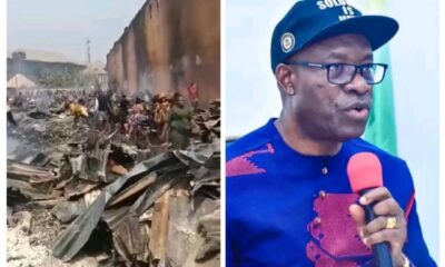 Gov. Soludo Consoles Victims Of Midnight Fire In Newi Spare Parts Market