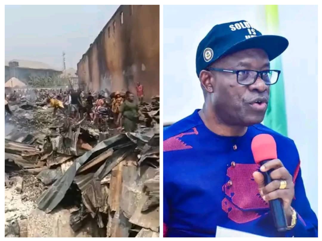 Gov. Soludo Consoles Victims Of Midnight Fire In Newi Spare Parts Market