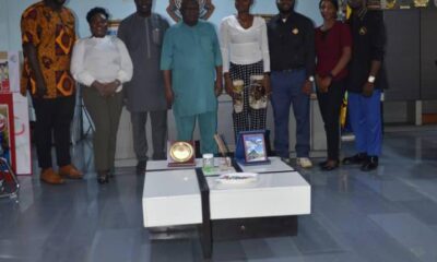 DELSU: PGSAN Executive Members Visit VC, Professor Asagba