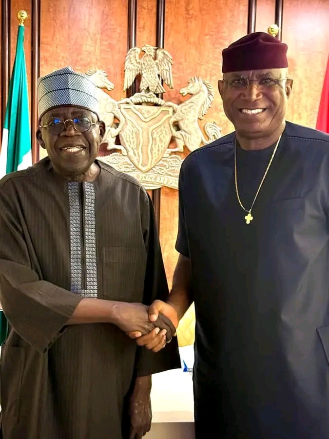 Senator Omo-Agege Meets President Tinubu