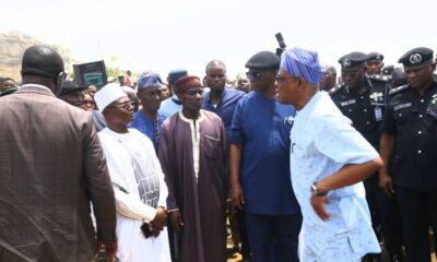 Wike Supervises Demolition Of Structures Blocking Abuja Road Project After Residents Refused To Collect Compensation, Relocate