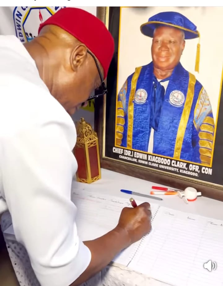 “I Can’t Imagine Niger Delta Without Pa Edwin Clark": Senator Ned Nwoko Pays Tribute To Late Clark