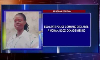 Edo State Police Command Declares Woman, Ngozi Ochade, Missing