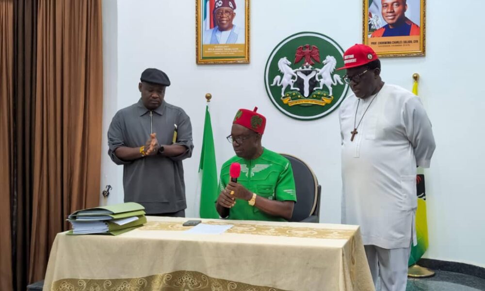 Governor Soludo Signs Six New Laws, Aims To Enhance Anambra's Development
