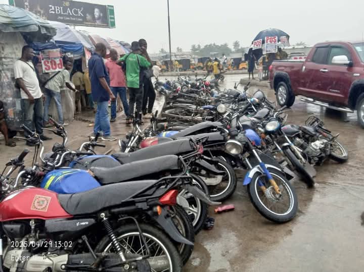 Lagos Taskforce Intensifies Clampdown On Okada Operators Along Restricted Routes, Impounds 139 Motorcycles
