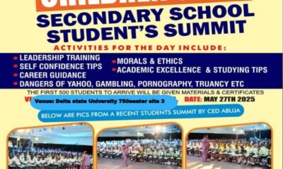 2025 Children's Day Summit To Hold In Abraka May 27