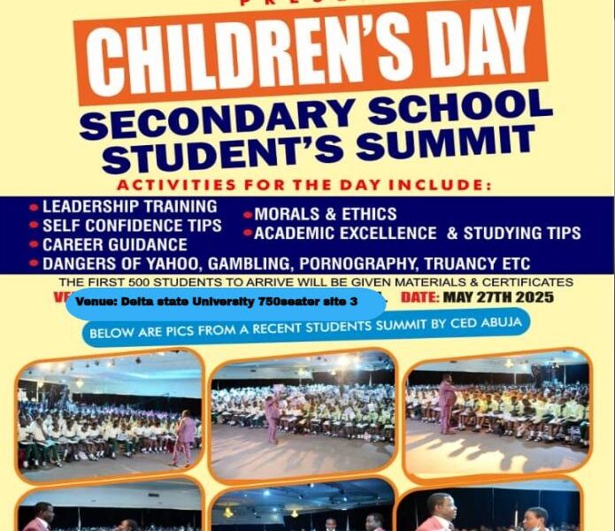 2025 Children's Day Summit To Hold In Abraka May 27