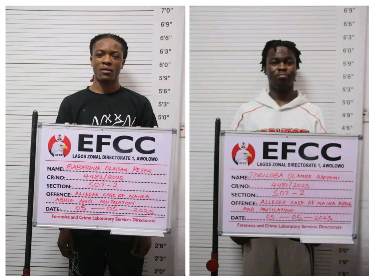 Court Jails Two Six Months For Naira Abuse In Lagos
