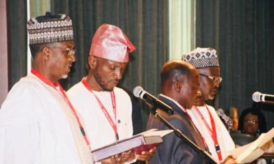 President Tinubu Swears In Two New National Commissioners
