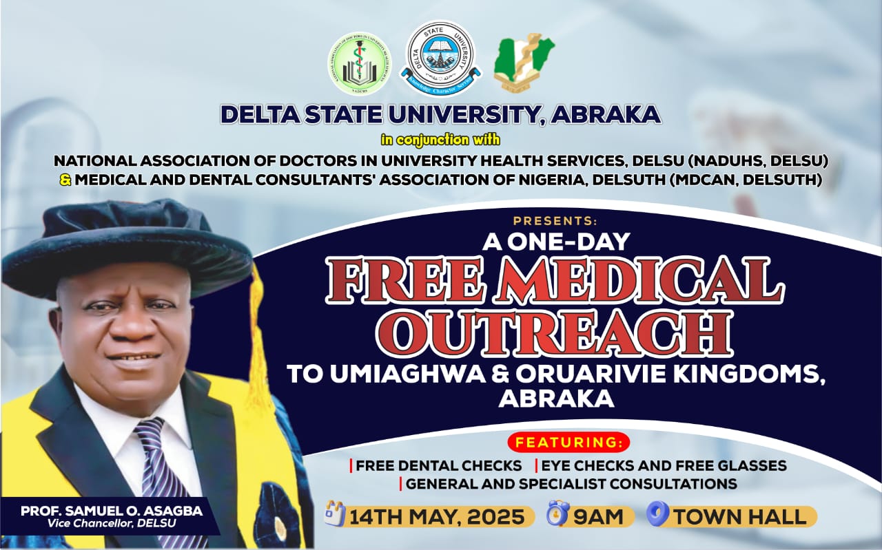 DELSU To Hold Free Medical Outreach In Abraka Today