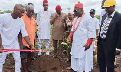 Obi Of Ogwashi-Uku Flags Off Construction Of State-Of-The-Art Mother And Child Clinic At General Hospital