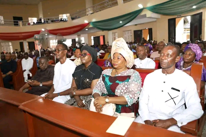 Okowa, DELSU VC Hail Prof. Owamah’s Intelligence, Hardwork During His Thanksgiving Service
