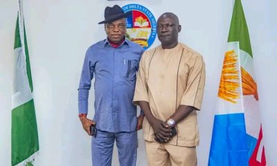Jaro Egbo Receives Newly Posted Ughelli Police Area Commander, ACP Shaba