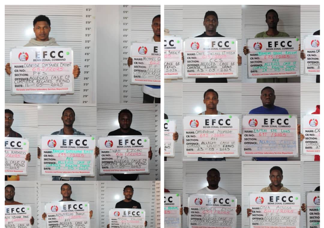 Edo Courts Sentence 34 Internet Fraudsters To Jail