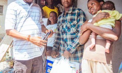 Jaro Egbo Extends Support To Family Of 3-Month-Old Baby Abduction Survivor, Provides Gift Items For Child's Parent