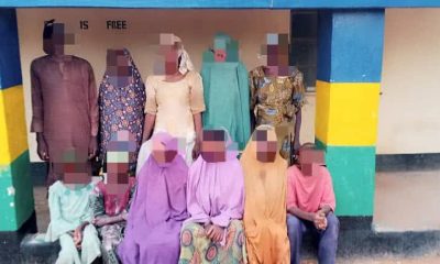 Police Rescue 11 Kidnapped Victims, Arrest 2 Suspected Kidnappers, Recover Large Cache Of Arms