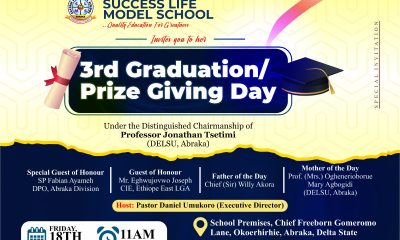 Tsetimi, Akora, Agbogidi, Fabian, Others To Grace 3rd Graduation/Prize Giving Day Event Of Success Life Model School   