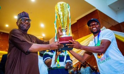 Gov AbdulRazaq Hosts, Splashes Cash, Land Rewards On Kwara's Federation Cup Champions