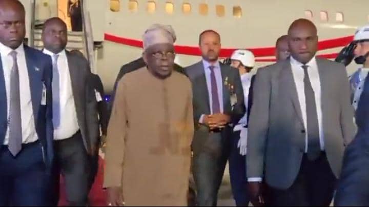 President Tinubu Arrives In Rio De Janeiro