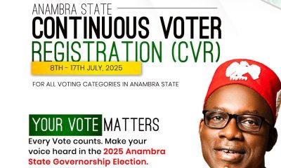 Anambra 2025 In Your Hands: Register Now To Vote!