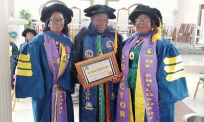 Bishop Udi Bags Honorary Professorship Award