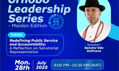 Dafinone Headlines Urhobo Leadership Series, Set To Tackle Public Service