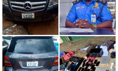 Delta Police Foil Robbery Gangs, Recover Stolen Mercedes Benz, Firearms, Loot
