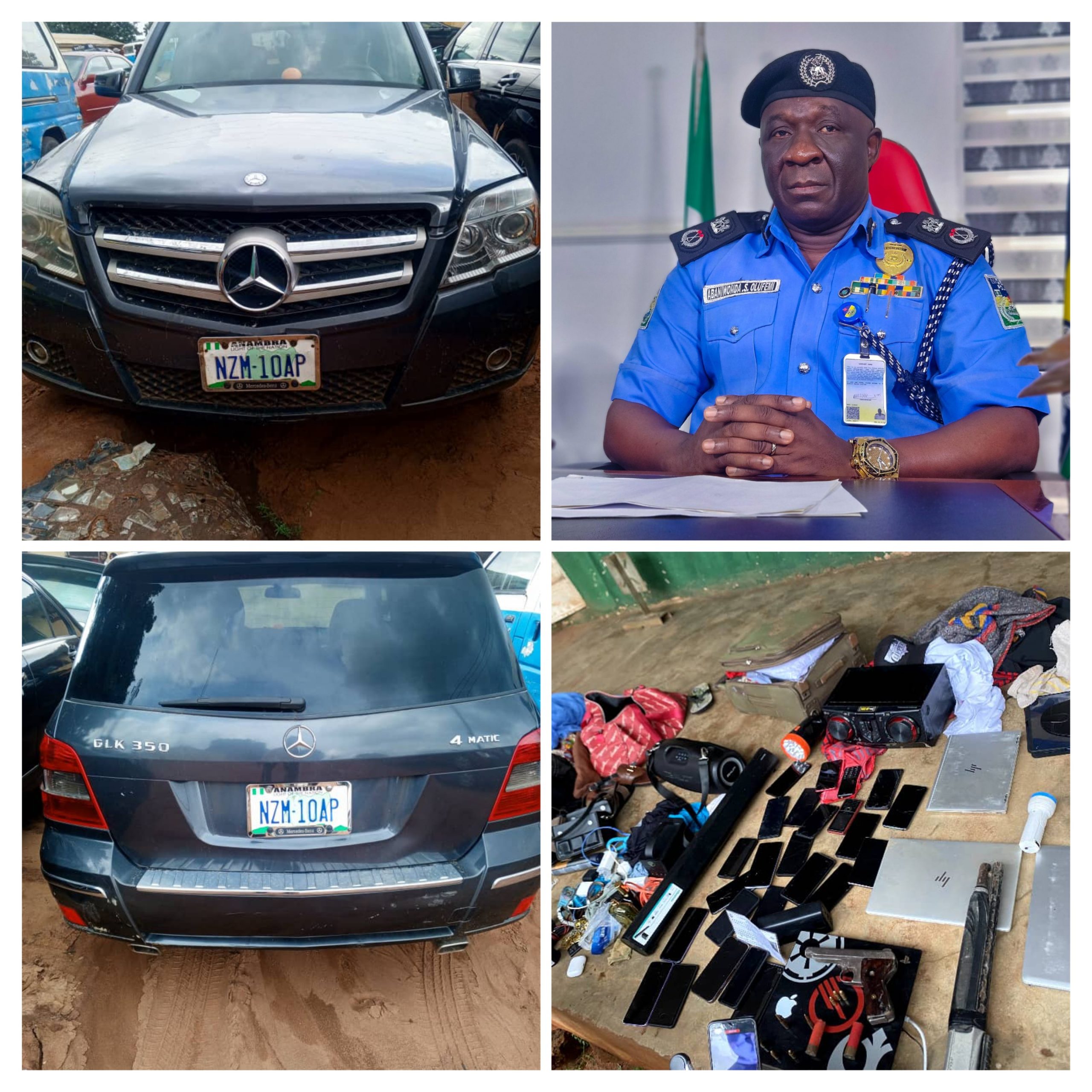 Delta Police Foil Robbery Gangs, Recover Stolen Mercedes Benz, Firearms, Loot
