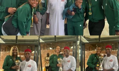 AfroBasket Champions, D’Tigress Meets Ned Nwoko