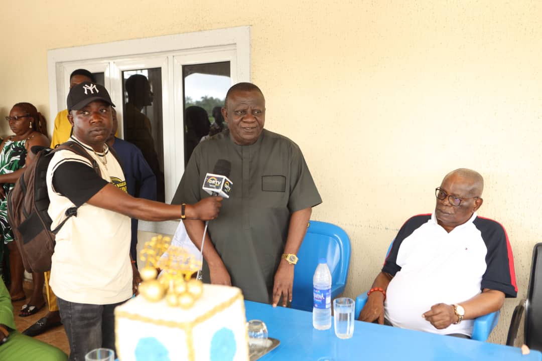 Birthday: DELSU Management Felicitates With Professor Sam Oyovbaire