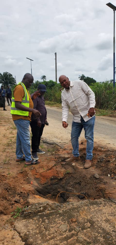 Nani Conducts On-The-Spot Assessment Of De-Silting Work In Ashaka
