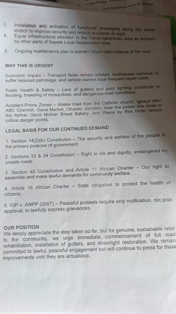 Gana, Ugberikoko Residents Set To Protest Over Deplorable Road Conditions