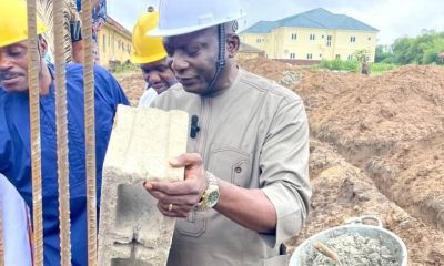 Hon. Ogedegbe Flags Off Foundation Laying For New Office Complex For HoDs, Government Parastatals