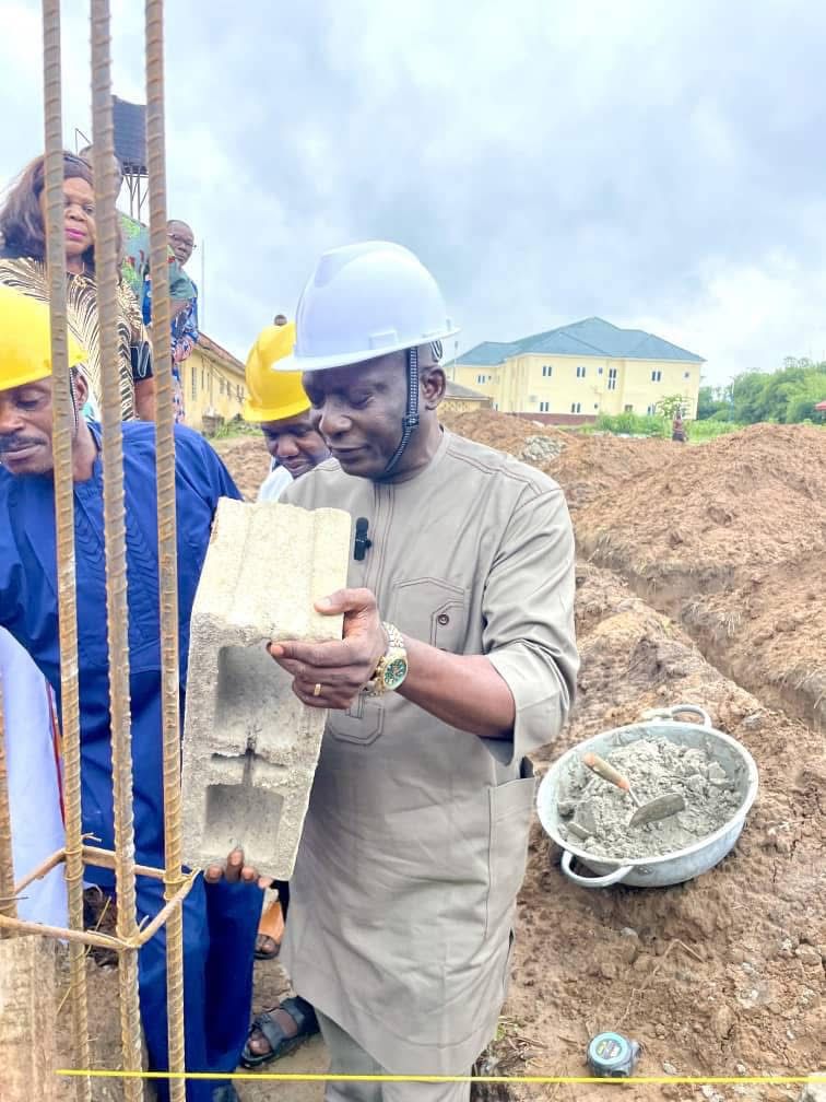 Hon. Ogedegbe Flags Off Foundation Laying For New Office Complex For HoDs, Government Parastatals
