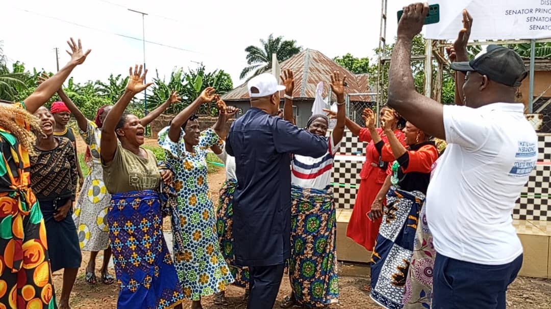 Idumuje Ugboko, Umunede Communities Agog, As Ned Nwoko Commissions Solar-Powered Boreholes