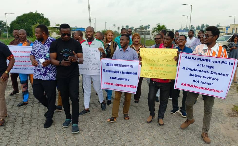 ASUU FUPRE Joins Nationwide Protest, Demands Implementation Of Renegotiated 2009 ASUU-FG Agreement