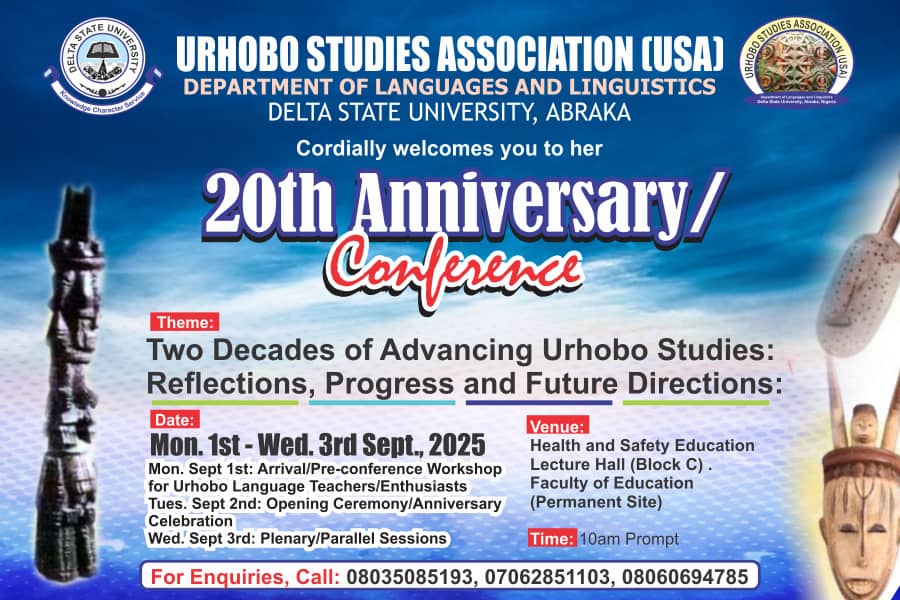Urhobo Studies Association: Celebrating Two Decades Of Language Development
