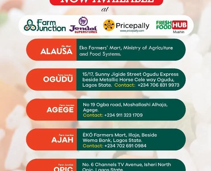 Eko Rice Now Available Across Lagos