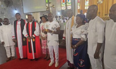 Gov. Soludo Celebrates 20 Years Of Aguata Anglican Diocese, Honored With Award