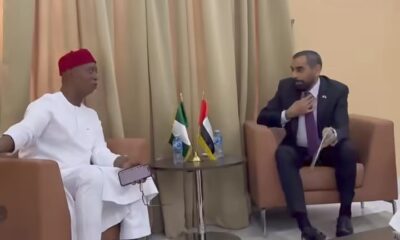 UAE Ambassador Presents Award To Senator Ned Nwoko, Pledges Stronger Ties With Nigeria