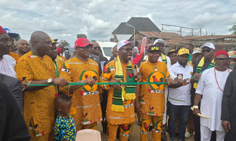 Soludo Fulfils Promise, Commissions 13Km Road Leading To Nzam