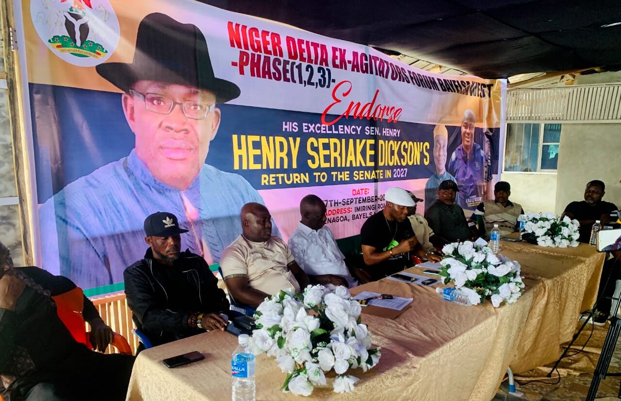 2027: Niger Delta Ex-Agitators, Community Leaders In Bayelsa West Endorse Senator Seriake Dickson